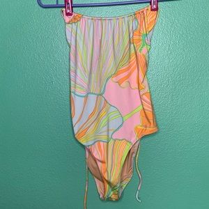 J.Crew Playa printed Rockaway Runched one piece